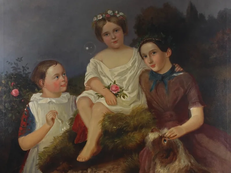 1828-Georg Jabin - Ritratto di famiglia, 1850